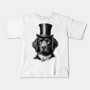 Vintage Dog Formal Kids T-Shirt